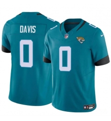 Men's Jacksonville Jaguars #0 Gabe Davis Teal 2023 F.U.S.E Vapor Untouchable Limited Football Stitched Jersey