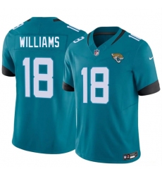 Men's Jacksonville Jaguars #18 C.J. Williams Teal 2026 Draft F.U.S.E. Vapor Untouchable Limited Football Stitched Jersey