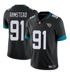 Men's Jacksonville Jaguars #91 Arik Armstead Black Vapor Untouchable Limited Football Stitched Jersey