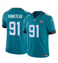 Men's Jacksonville Jaguars #91 Arik Armstead Teal 2024 F.U.S.E Vapor Untouchable Limited Football Stitched Jersey