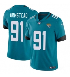 Men's Jacksonville Jaguars #91 Arik Armstead Teal Vapor Untouchable Limited Football Stitched Jersey