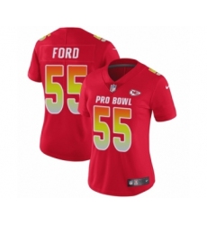 Women's Nike Kansas City Chiefs #55 Dee Ford Limited Red AFC 2019 Pro Bowl NFL Jersey