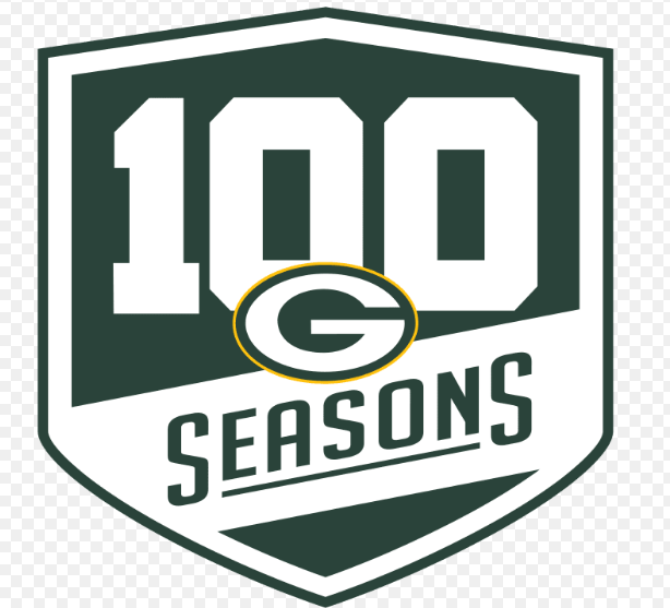 Green Bay Packers 100th Season Logo Patch